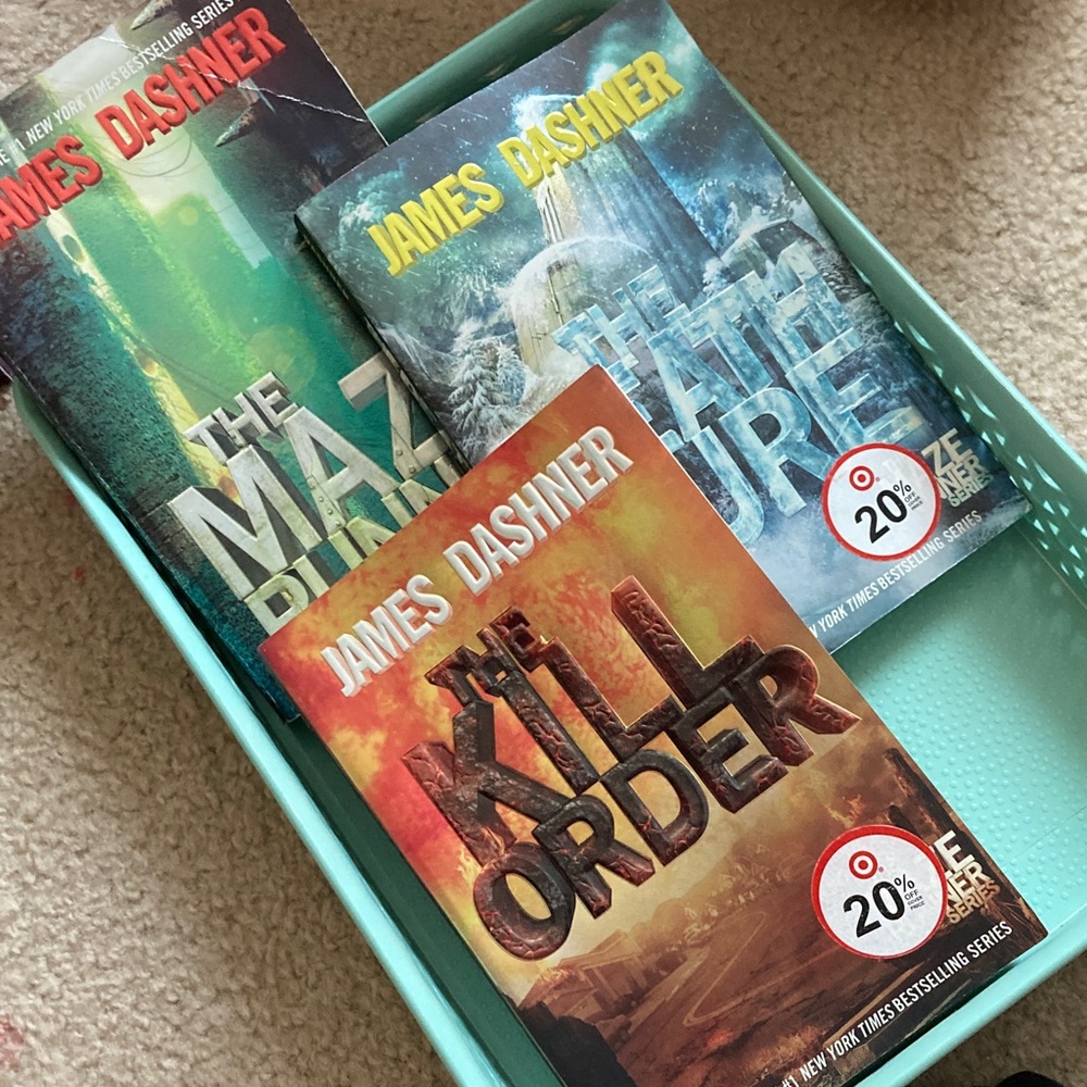 3 Set The Maze Runner by James Dashner Book Bundle, The Kill Order, Death Cure